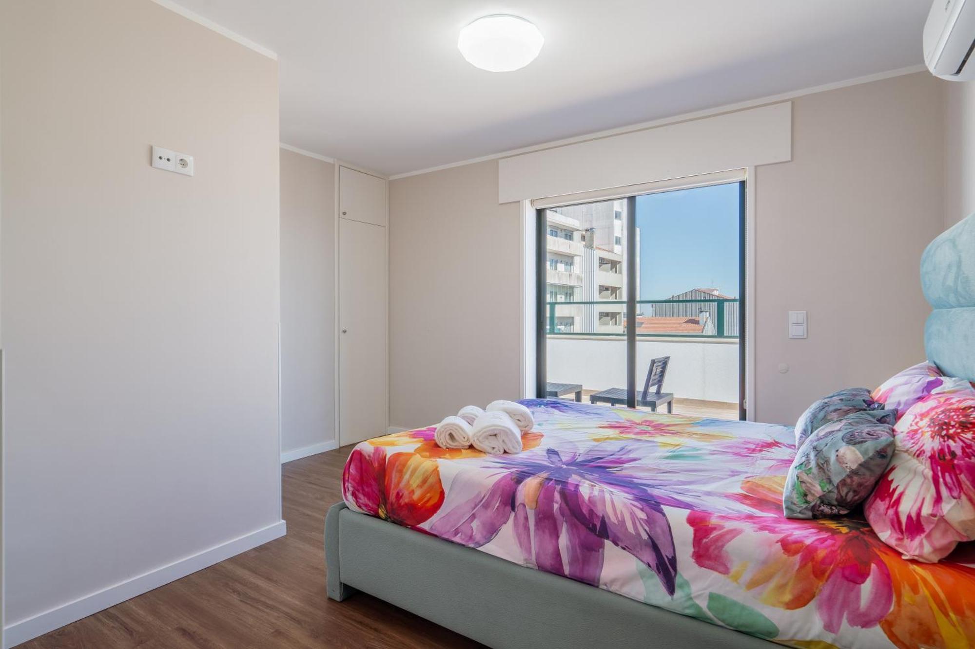 Gaia Terrace Apartamento Qian 2Br Ac L Free Parking Vila Nova de Gaia Esterno foto
