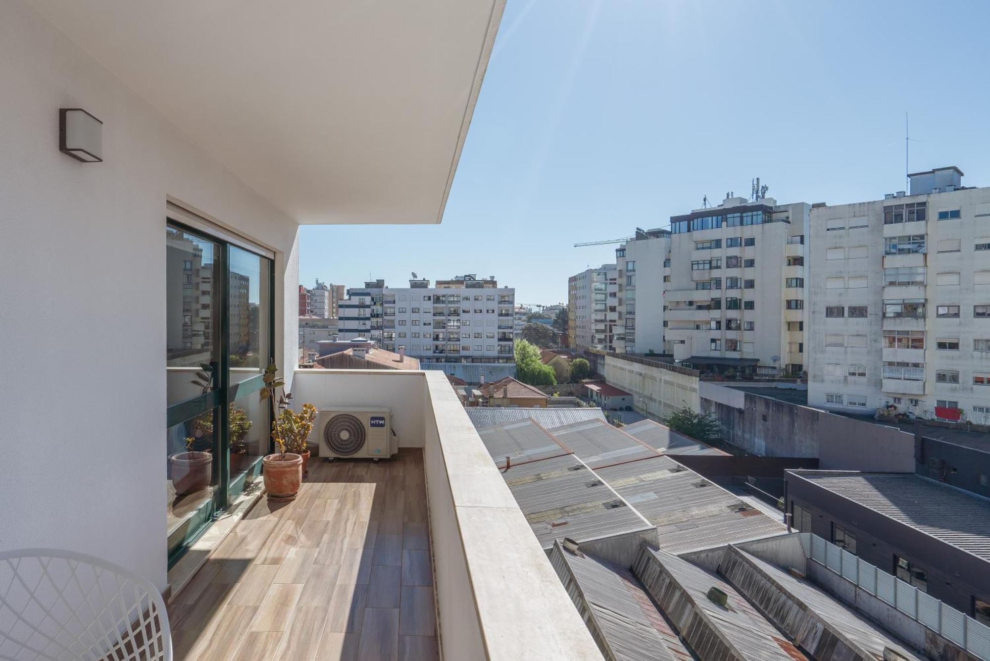 Gaia Terrace Apartamento Qian 2Br Ac L Free Parking Vila Nova de Gaia Esterno foto